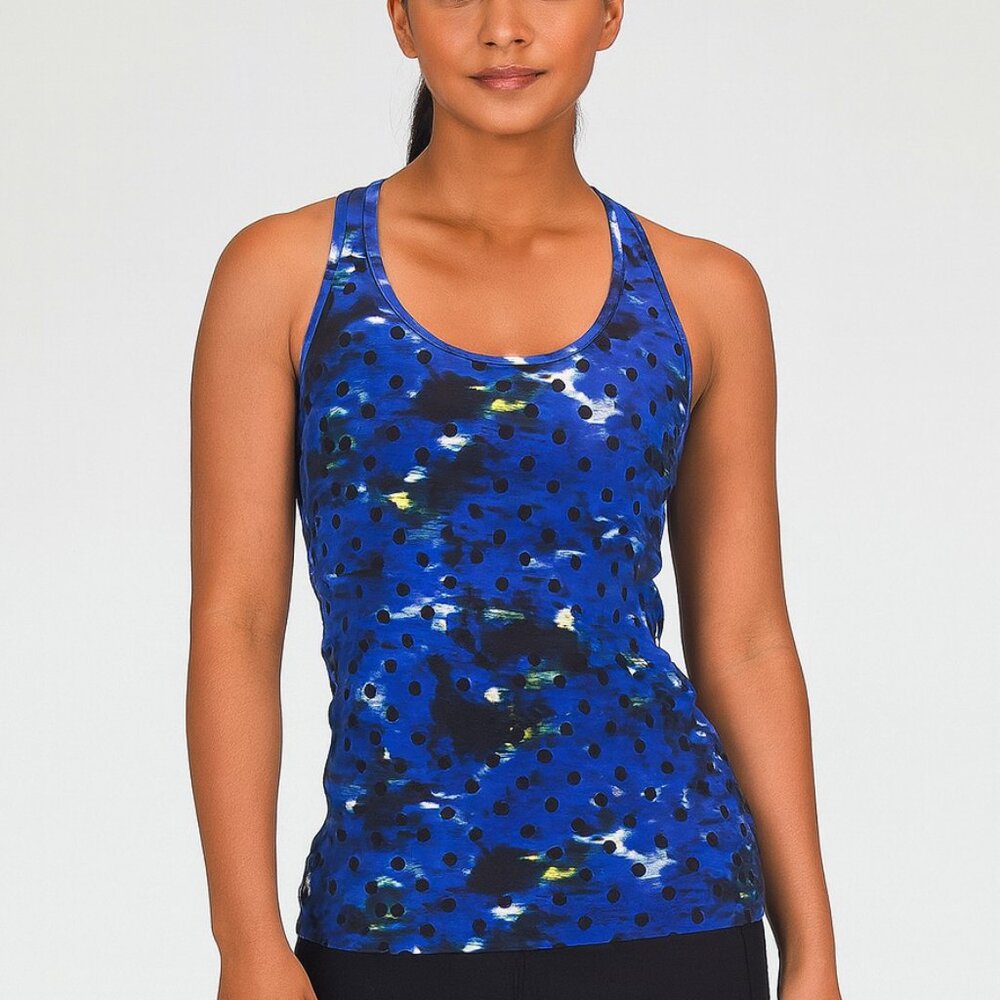 Lululemon Cool Racerback Tank Womens 4 Windy Blooms Floral Active Gym Breathable